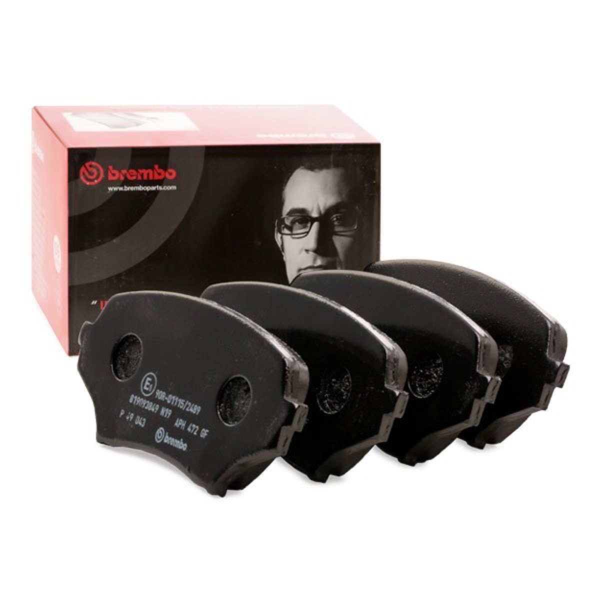 Brembo Prime P 49 043 Brake Pad Set — 123mm