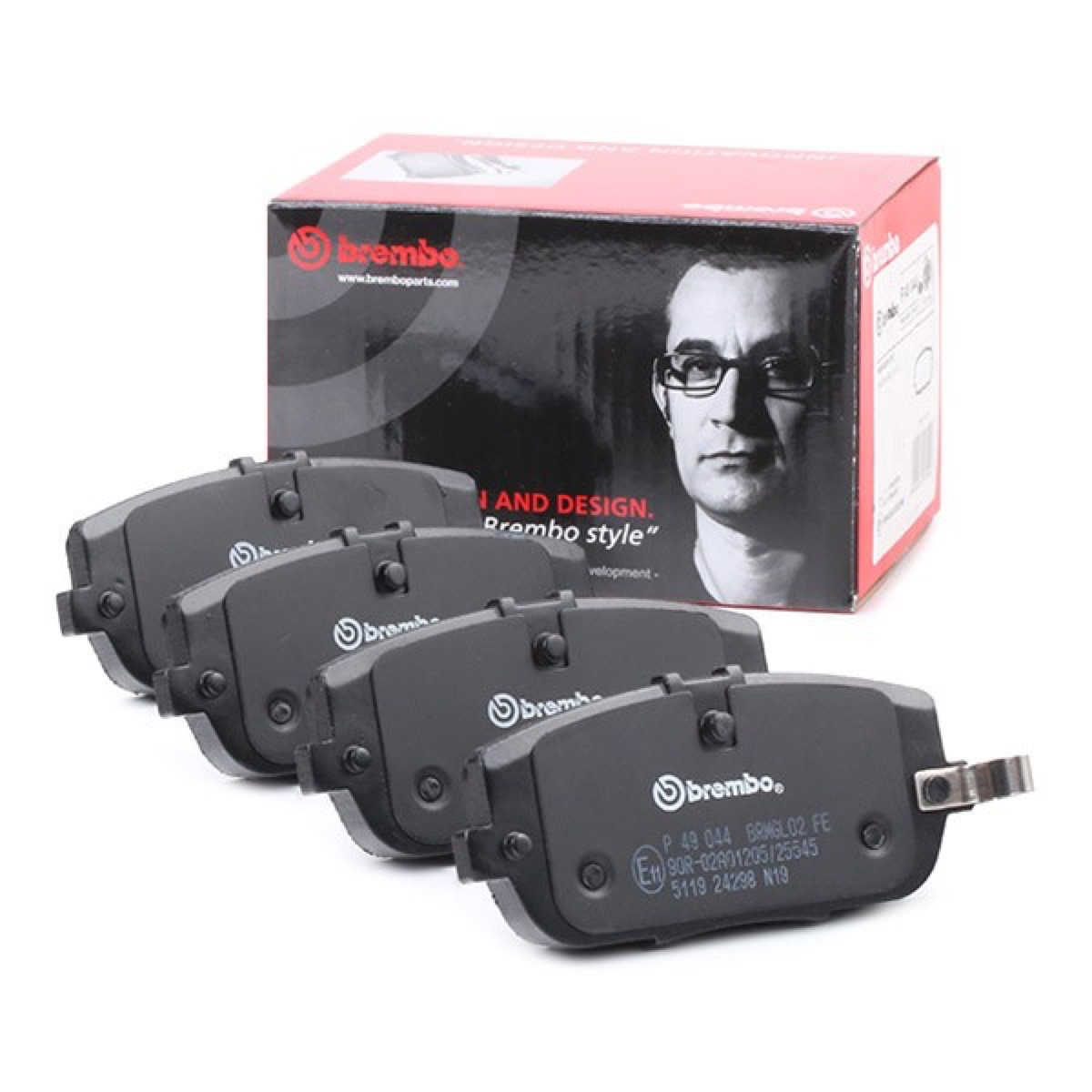 Brembo Prime P 49 044 Brake Pad Set — 99mm