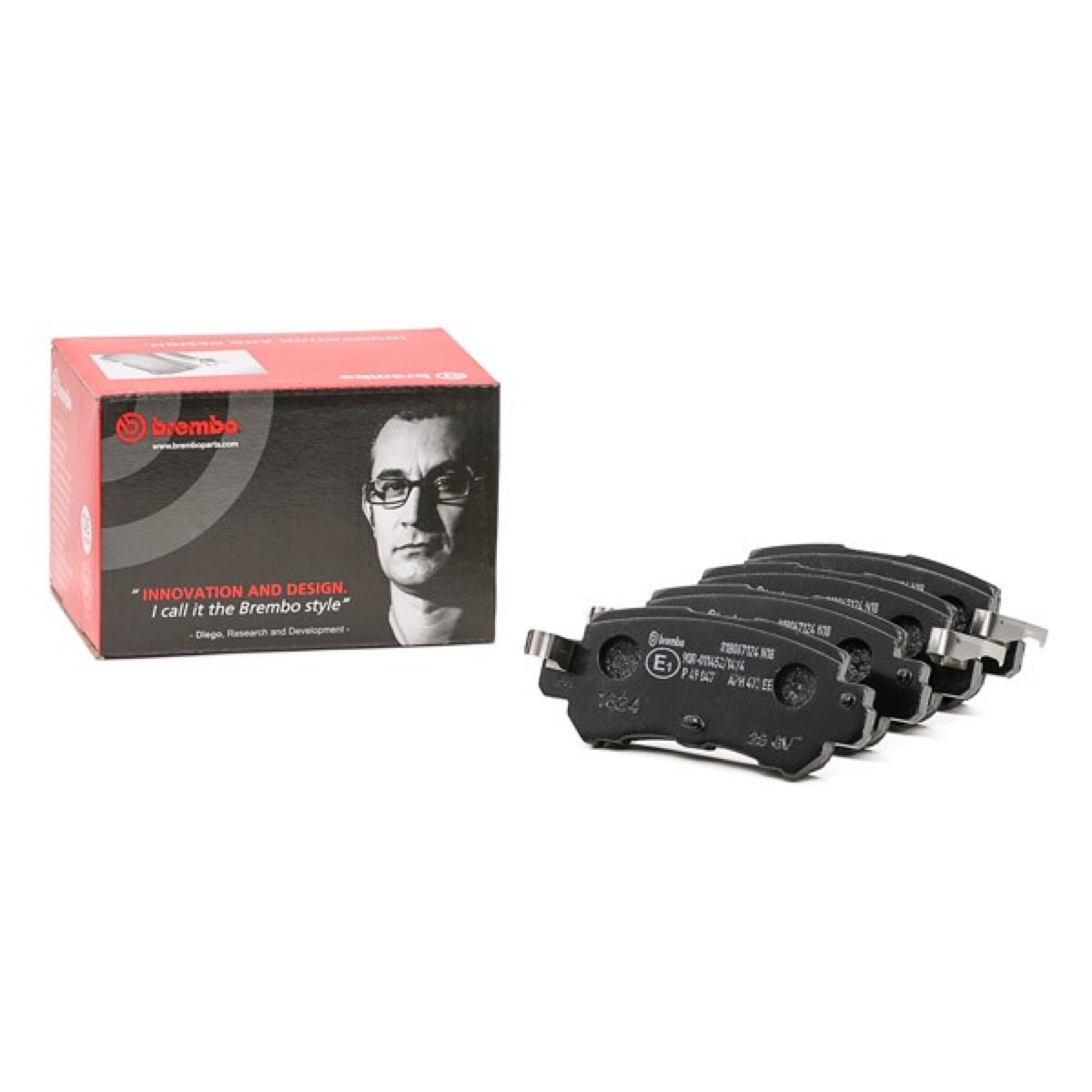 Brembo Prime P 49 047 Brake Pad Set — Rear 105mm
