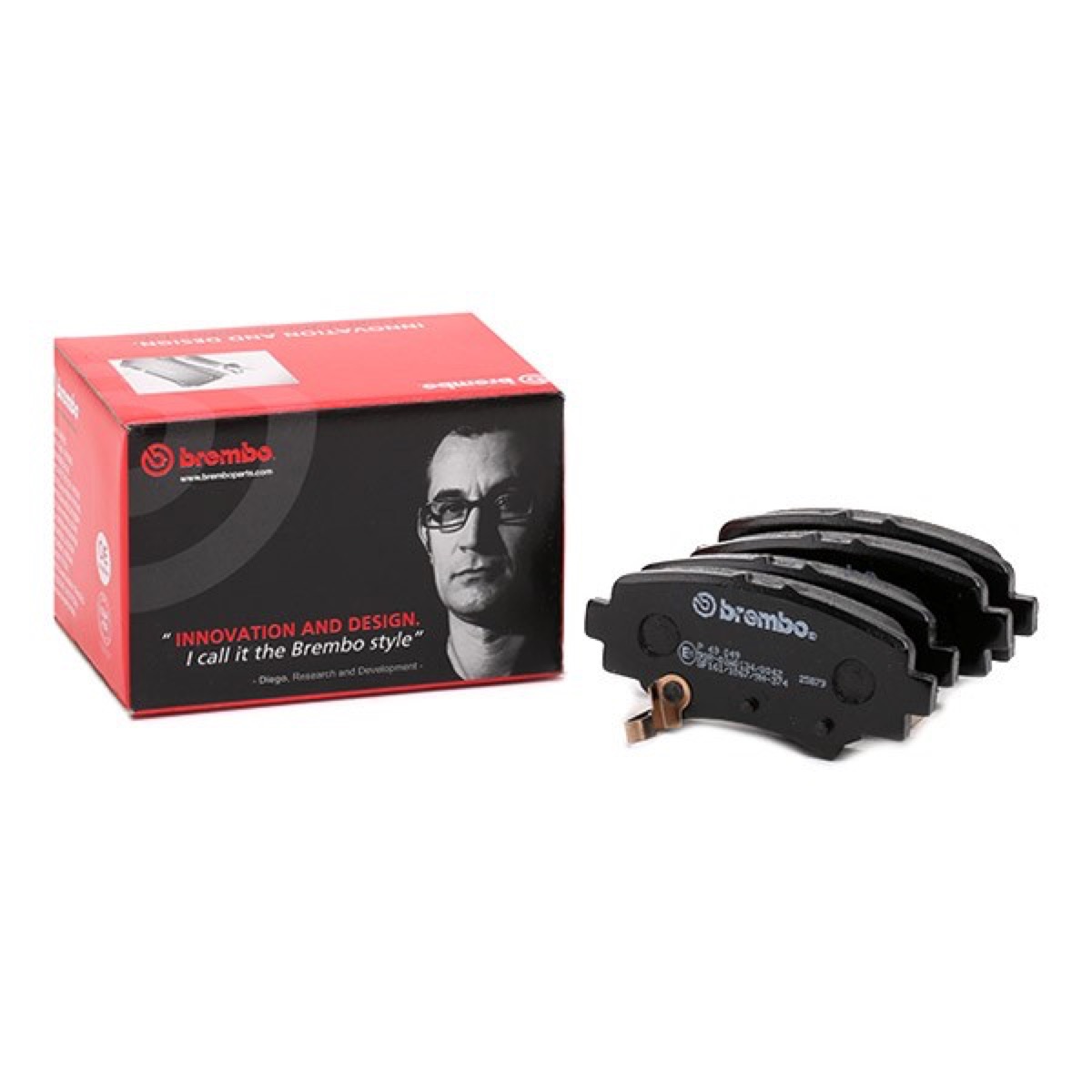 Brembo Prime P 49 049 Brake Pad Set — Rear 101mm