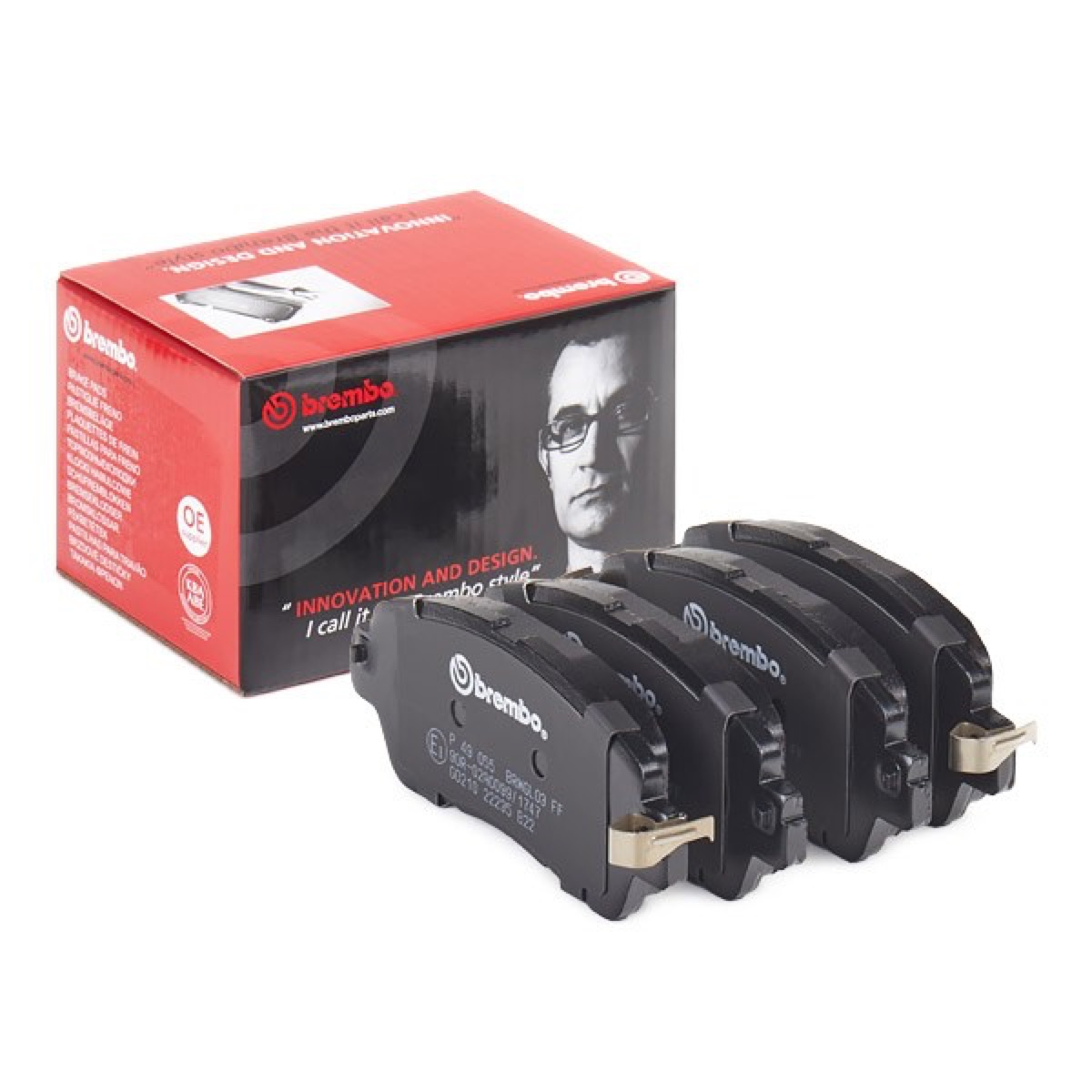 Brembo Prime P 49 055 Brake Pad Set — Front 126mm
