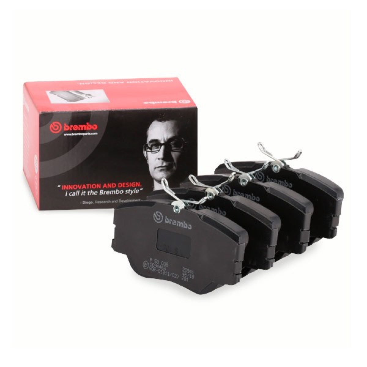 Brembo Prime P 50 008 Brake Pad Set — Front 110mm
