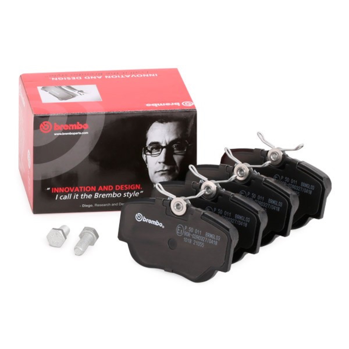 Brembo Prime P 50 011 Brake Pad Set — Front 95mm