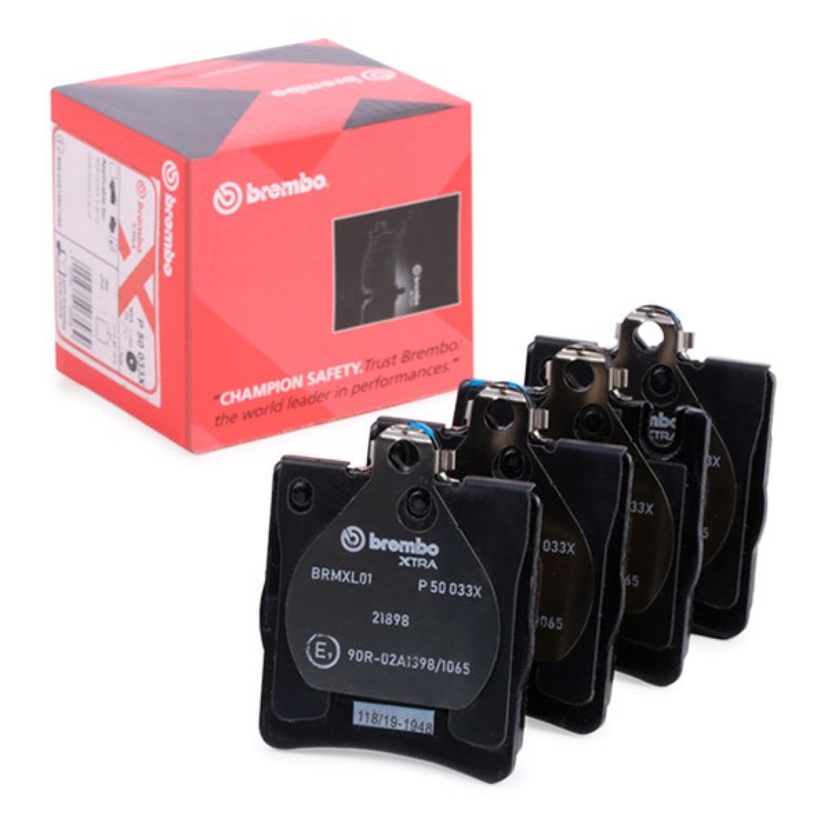 Brembo Xtra P 50 033X Brake Pad Set — 64mm