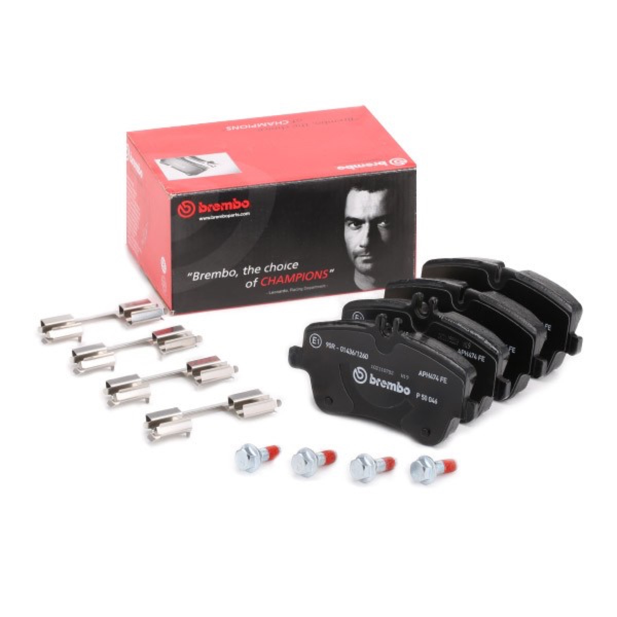 Brembo Prime P 50 046 Brake Pad Set Prime Line - Ring — Front 131mm