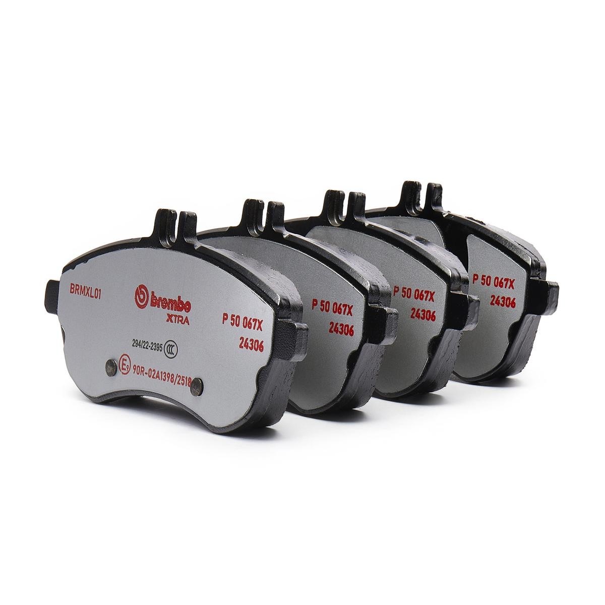 Brembo Xtra P 50 067X Brake Pad Set — Front 146mm