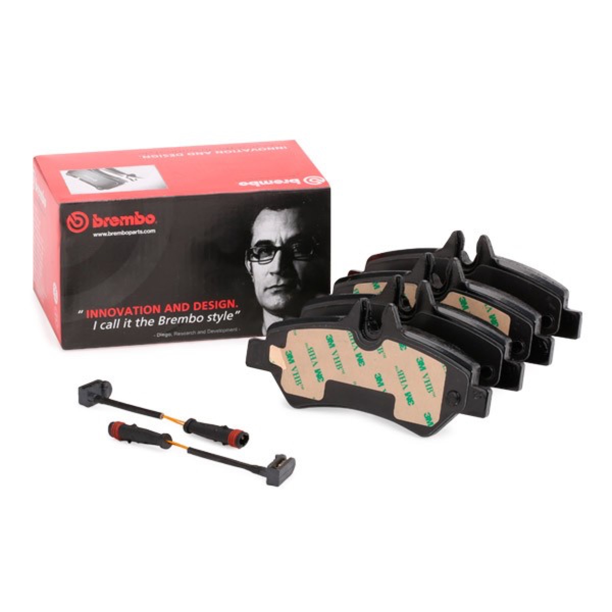 Brembo Prime P 50 084 Brake Pad Set — Rear 137mm