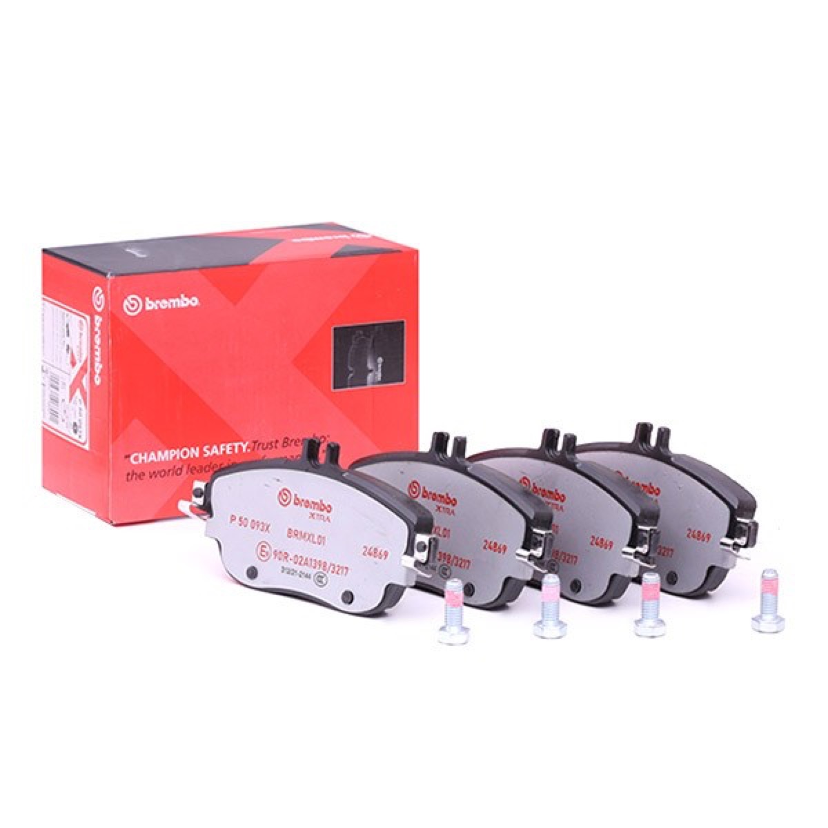 Brembo Xtra P 50 093X Brake Pad Set — Rear 144mm