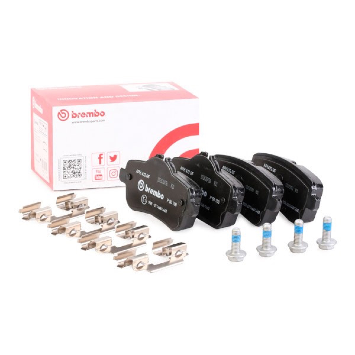 Brembo Prime P 50 100 Brake Pad Set — Rear 116mm