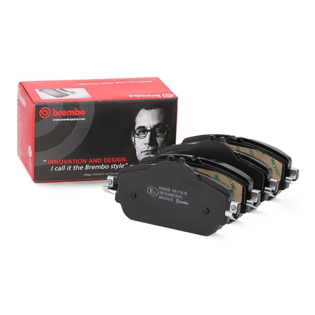 Brembo Prime P 50 118 Brake Pad Set — Front 144mm