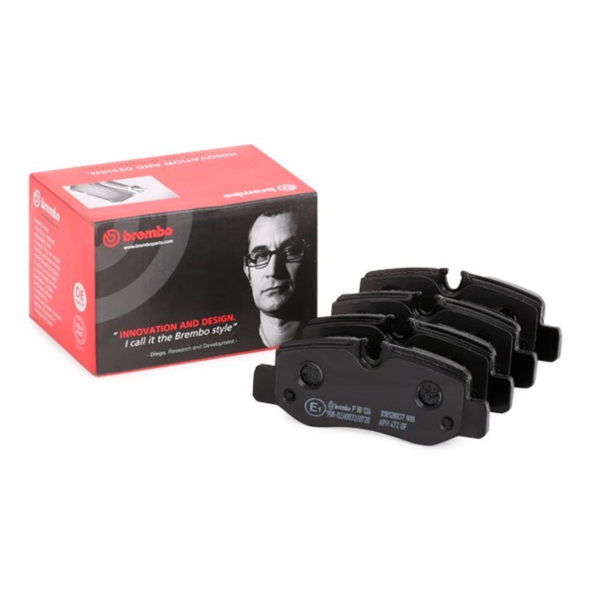 Brembo Prime P 50 126 Brake Pad Set — Rear 119mm