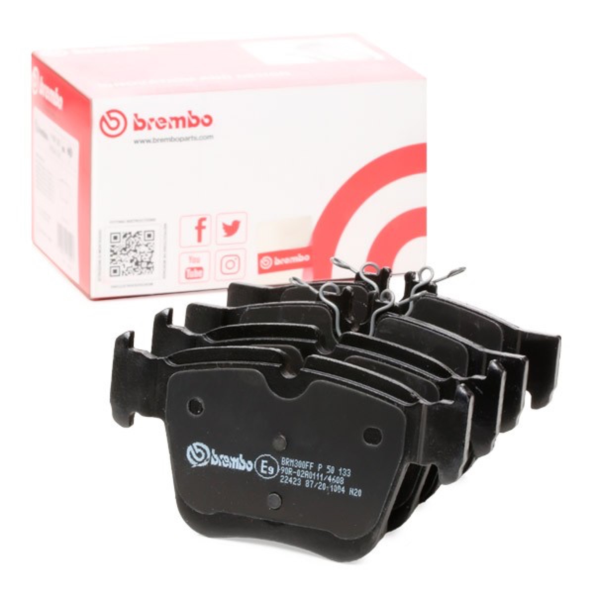 Brembo Prime P 50 133 Brake Pad Set — Rear 122mm