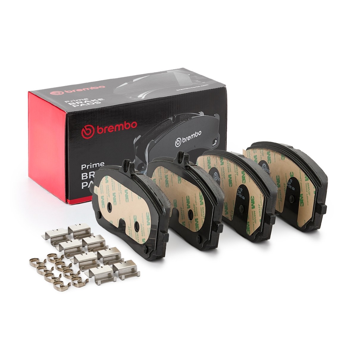 Brembo Prime P 50 152 Brake Pad Set — Front 163mm