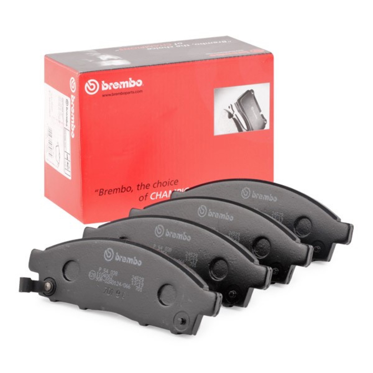 Brembo Prime P 54 038 Brake Pad Set — Front 156mm