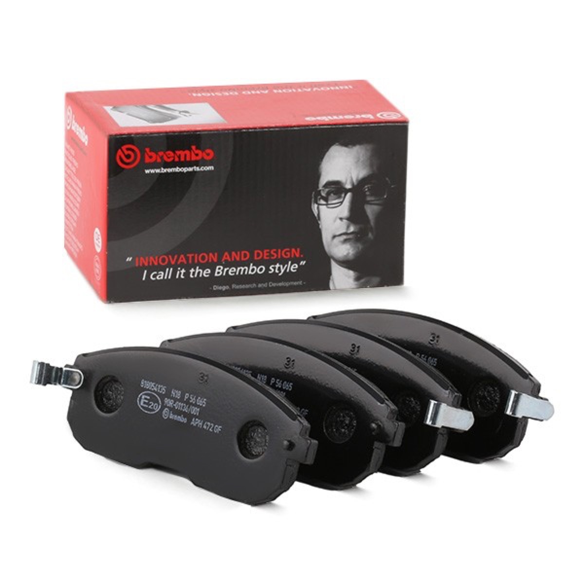 Brembo Prime P 56 065 Brake Pad Set — Front 137mm