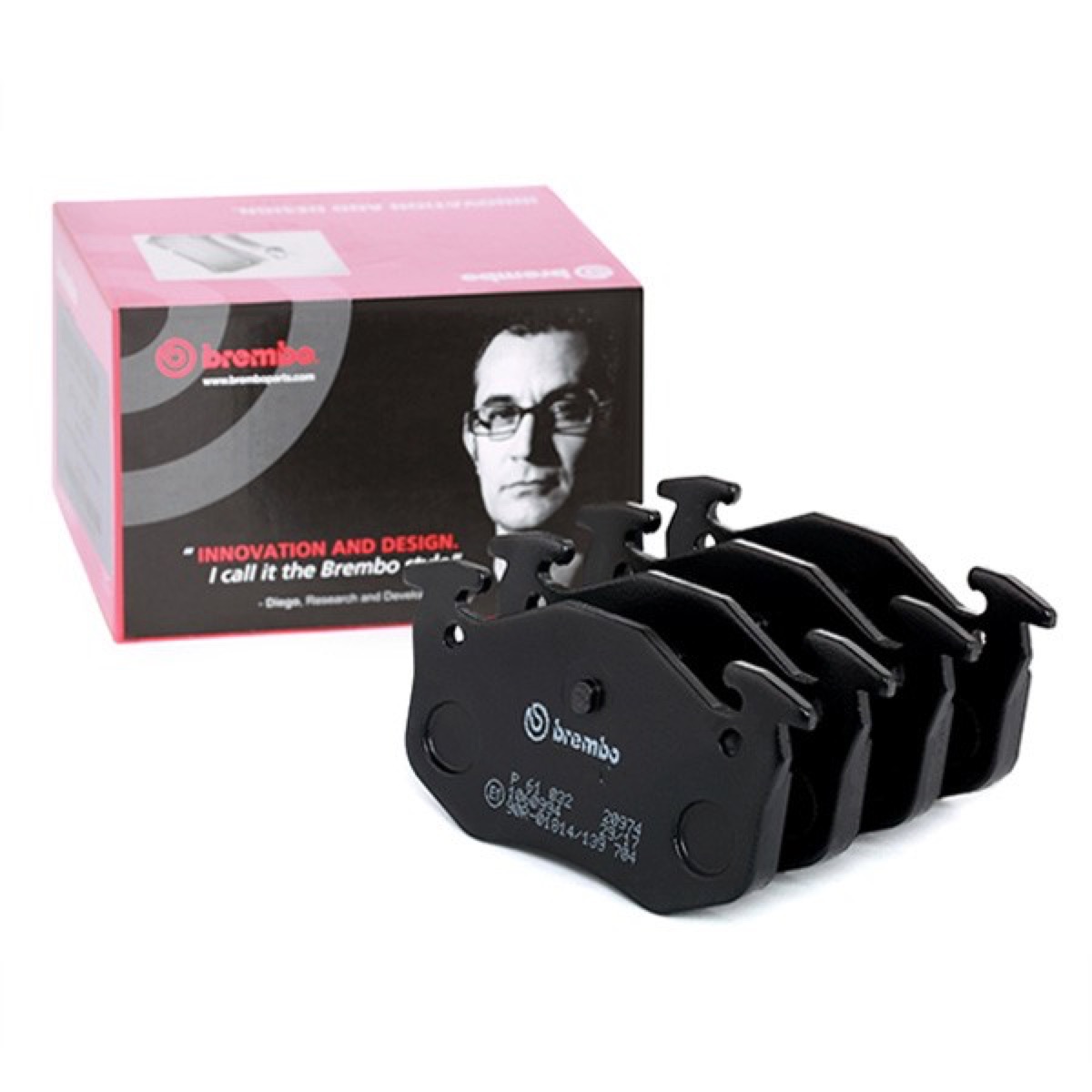 Brembo Prime P 61 032 Brake Pad Set — Rear 105mm