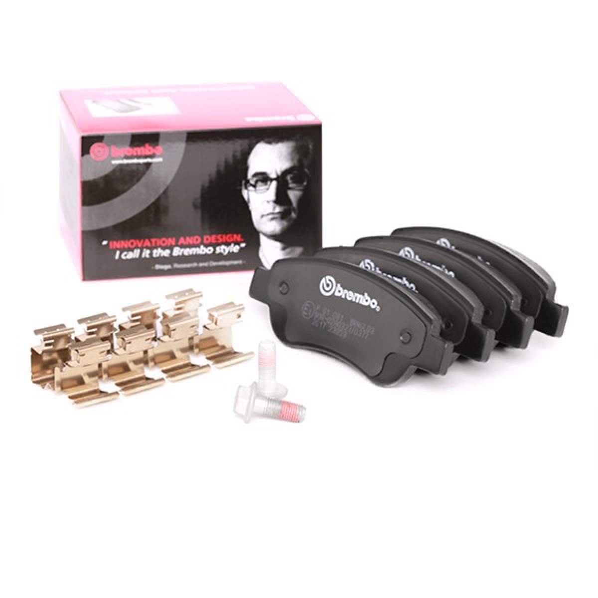 Brembo Prime P 61 081 Brake Pad Set — Front 123mm