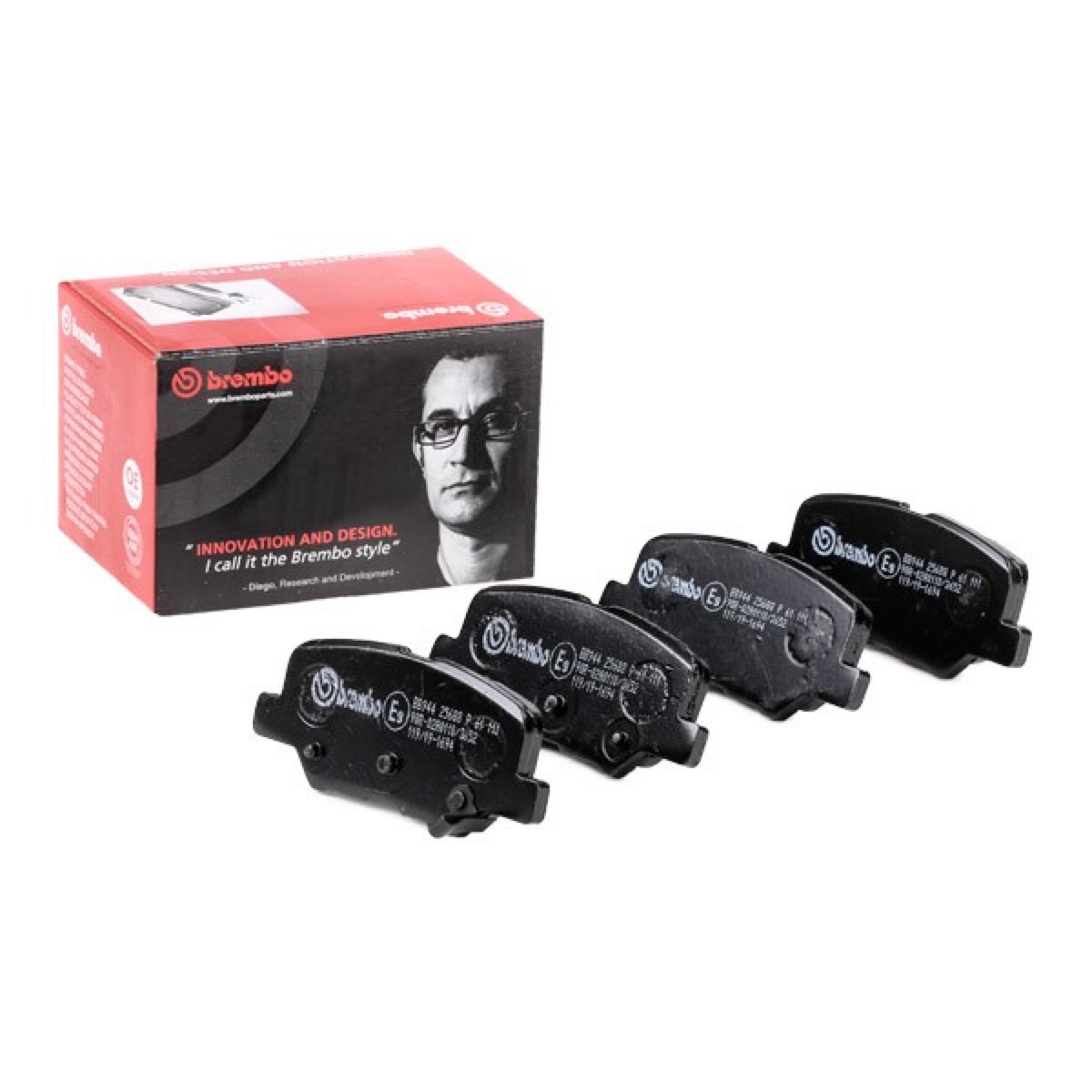 Brembo Prime P 61 111 Brake Pad Set — Rear 101mm