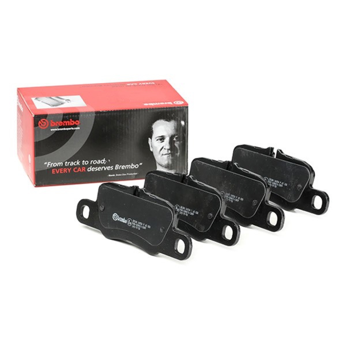 Brembo Prime P 65 020 Brake Pad Set — Rear 187mm
