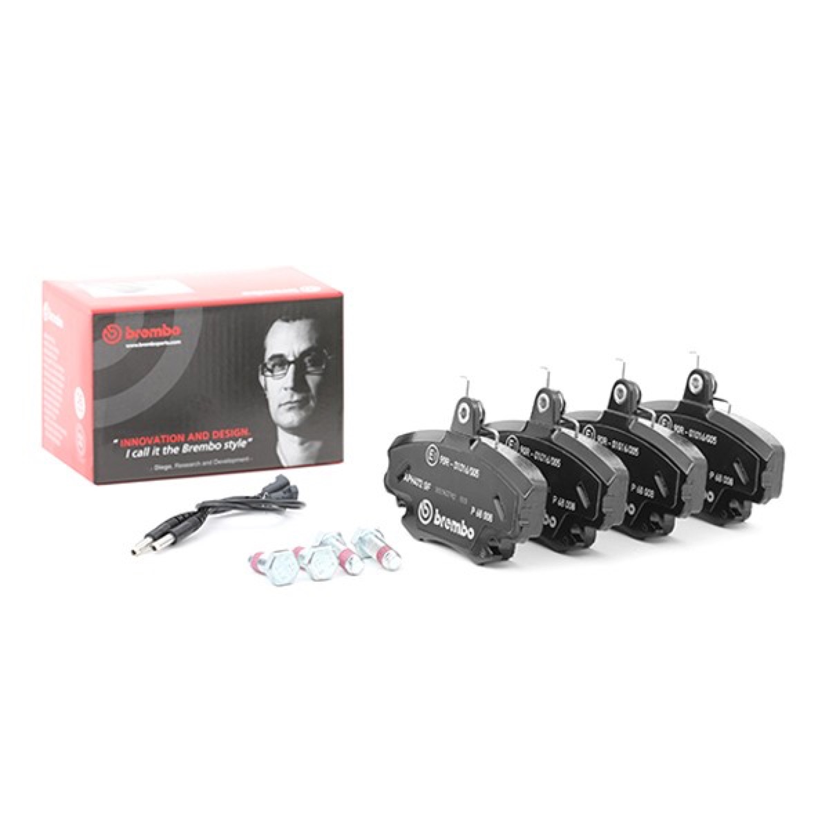 Brembo Prime P 68 008 Brake Pad Set — Front 100mm