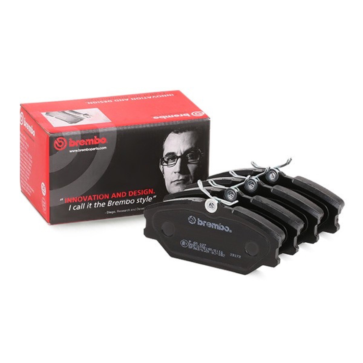 Brembo Prime P 68 027 Brake Pad Set — 129mm