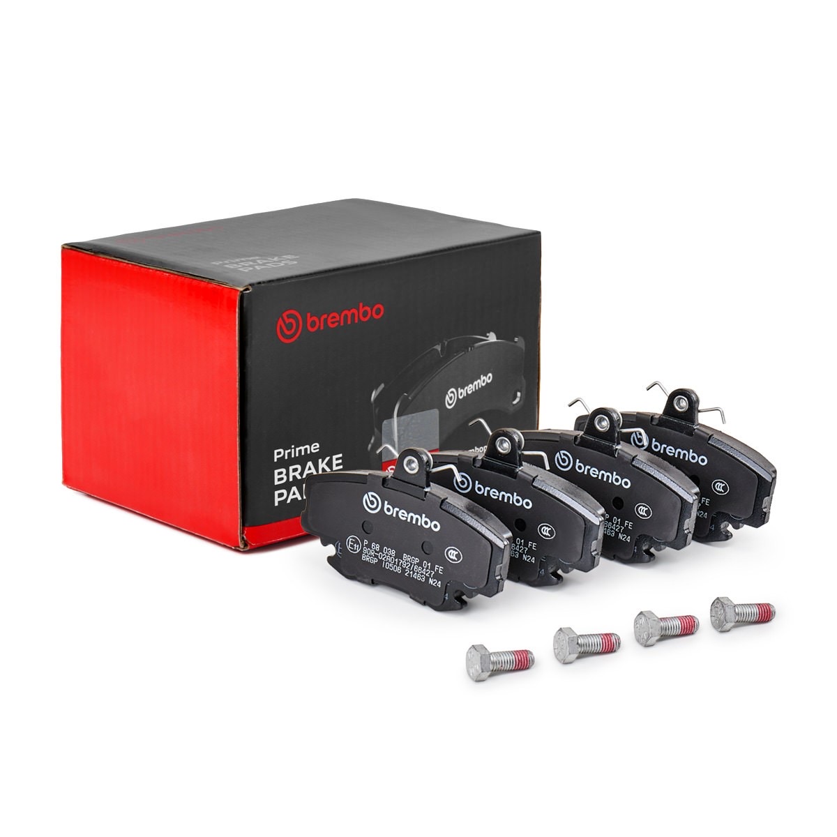 Brembo Prime P 68 038 Brake Pad Set — Front 100mm