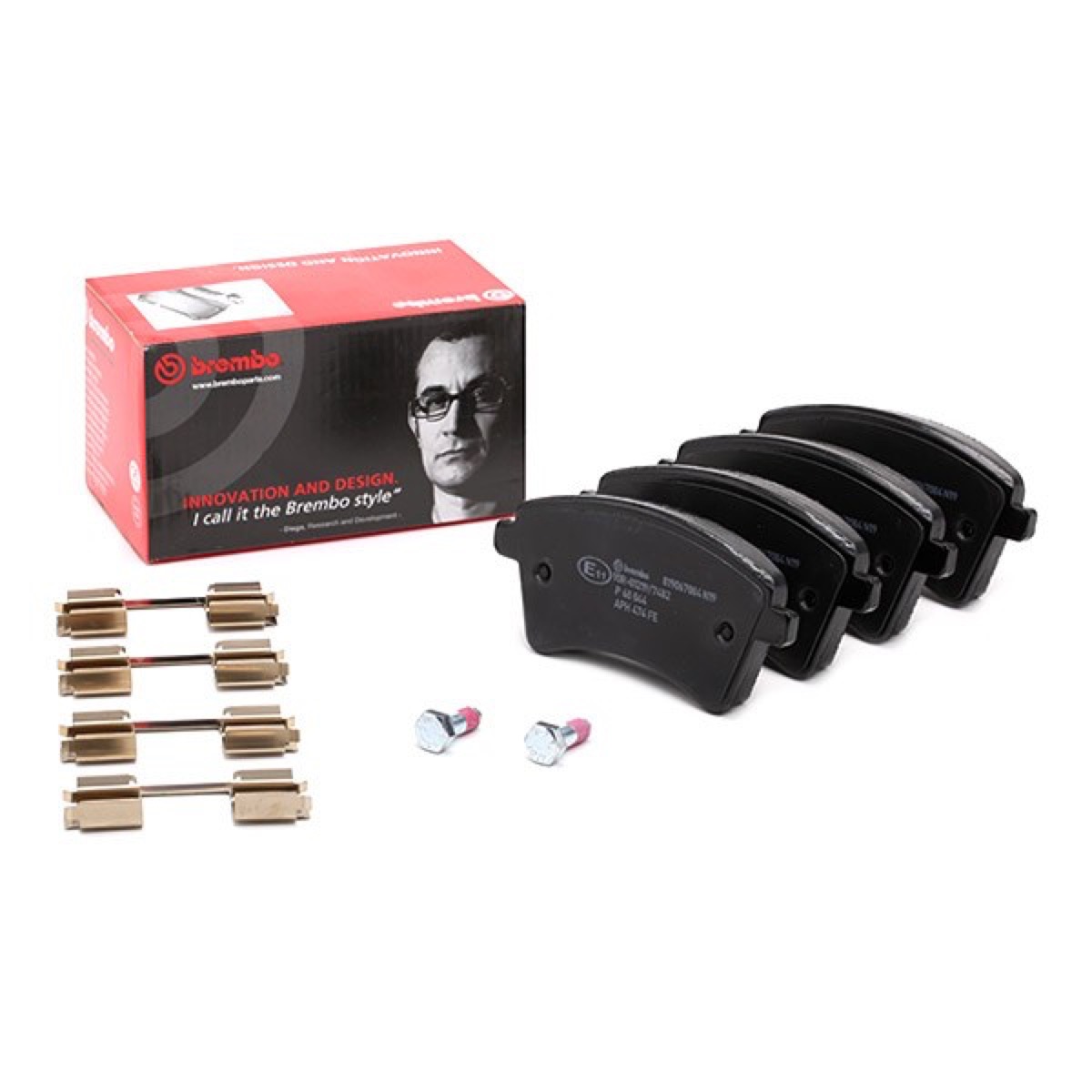 Brembo Prime P 68 044 Brake Pad Set — 131mm