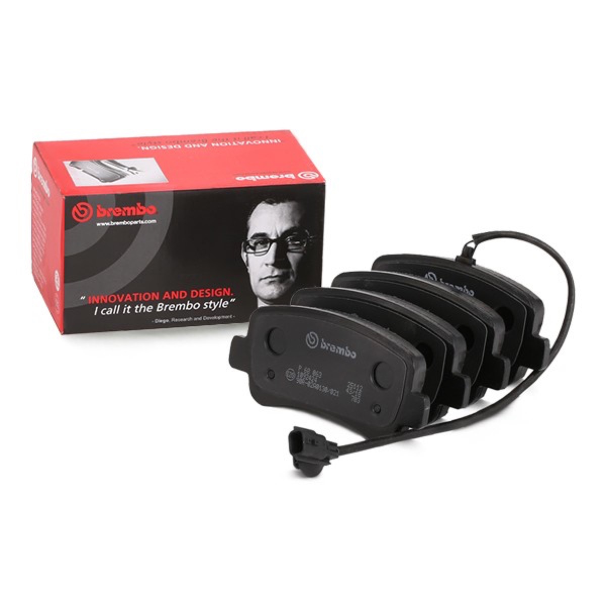 Brembo Prime P 68 063 Brake Pad Set — Rear 129mm