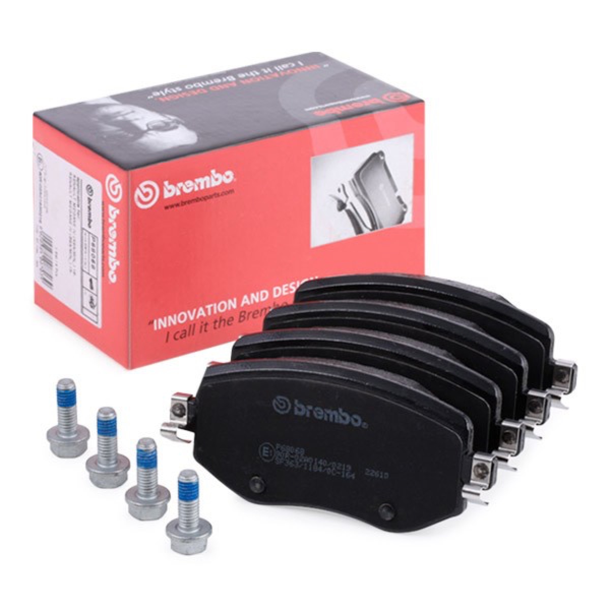 Brembo Prime P 68 068 Brake Pad Set — Front 129mm