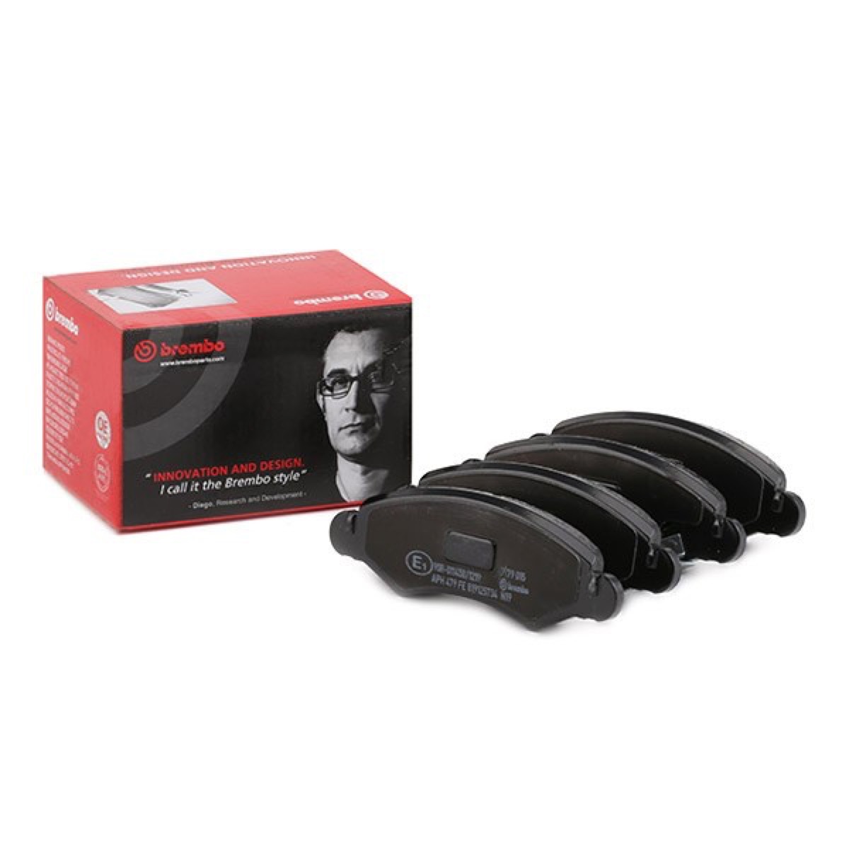 Brembo Prime P 79 015 Brake Pad Set — 131mm
