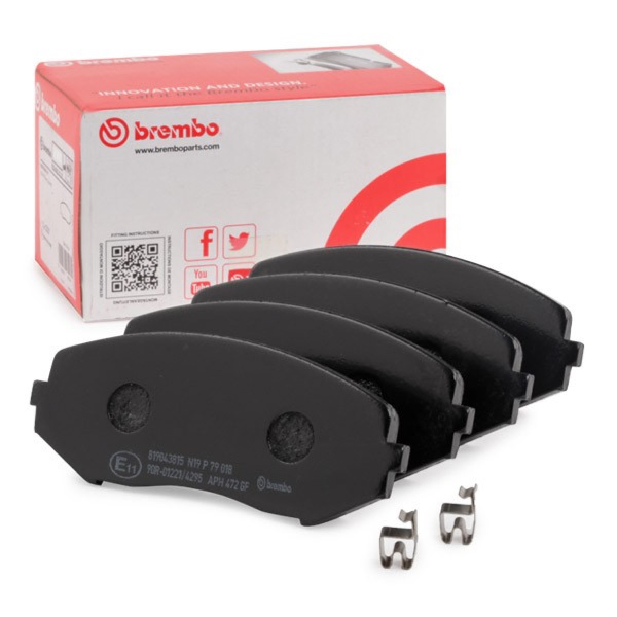 Brembo Prime P 79 018 Brake Pad Set — 138mm