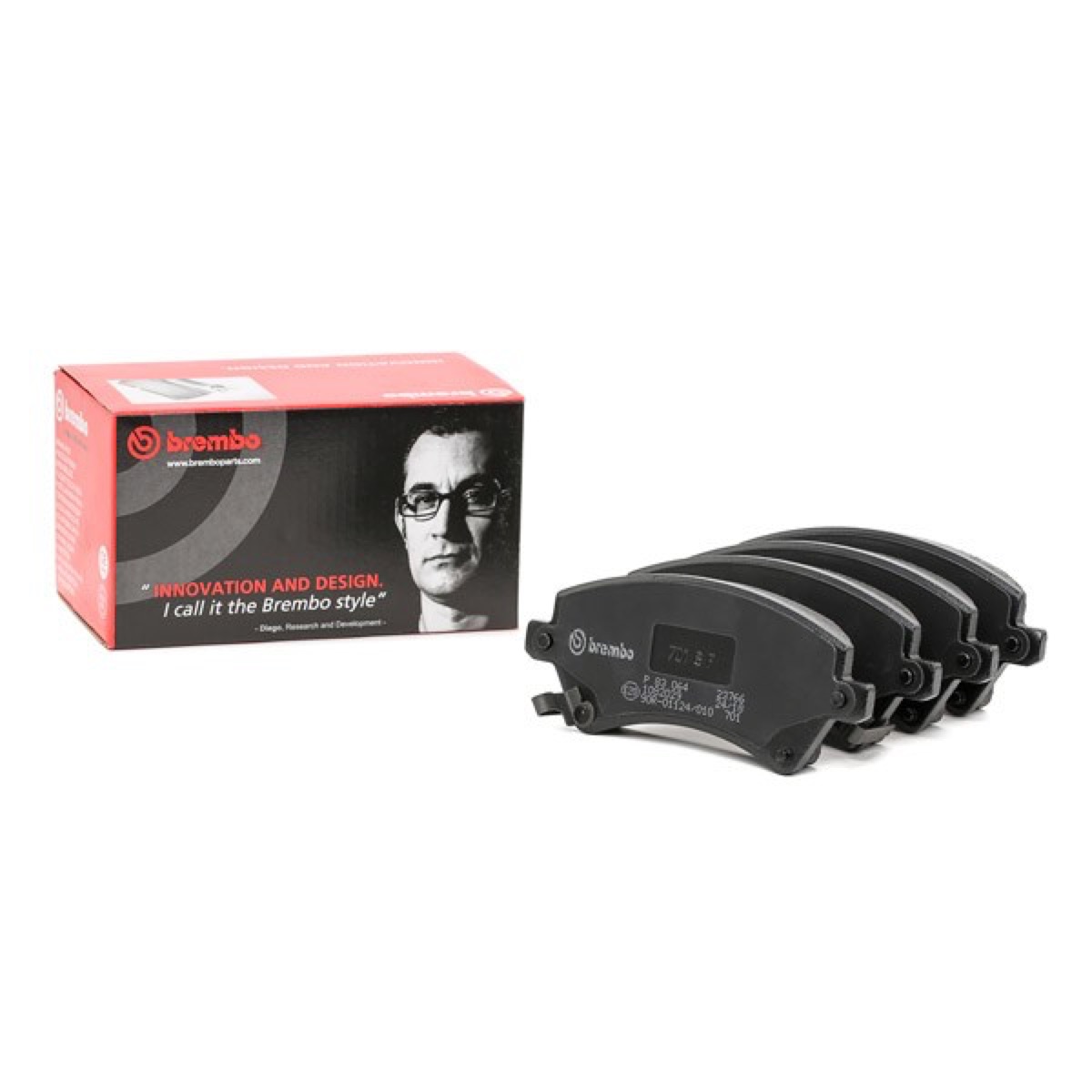Brembo Prime P 83 064 Brake Pad Set — 132mm