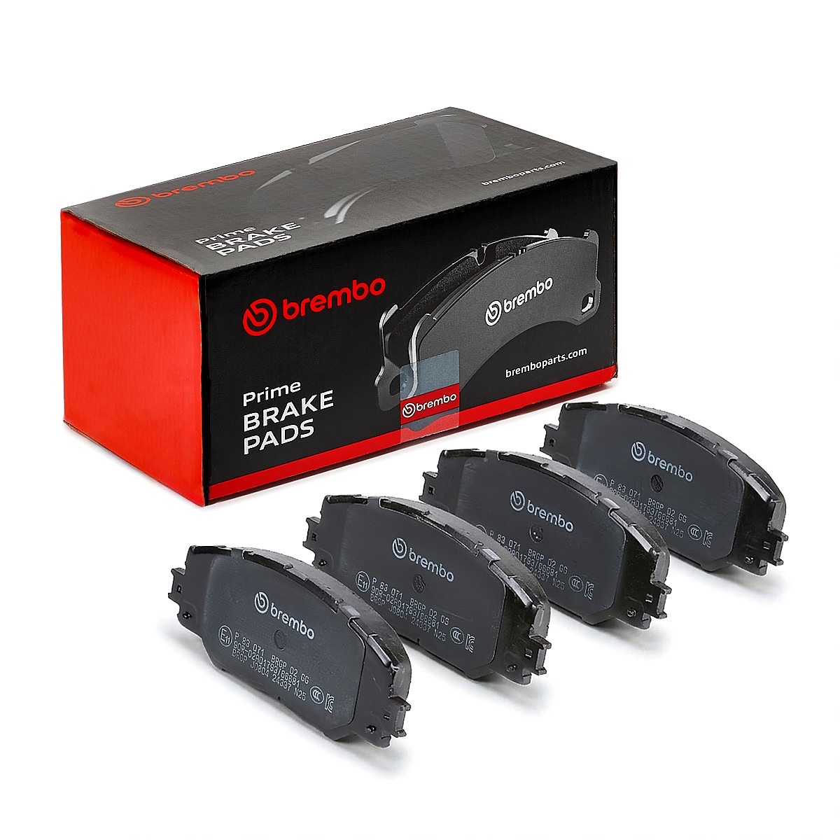 Brembo Prime P 83 071 Brake Pad Set — Front 147mm