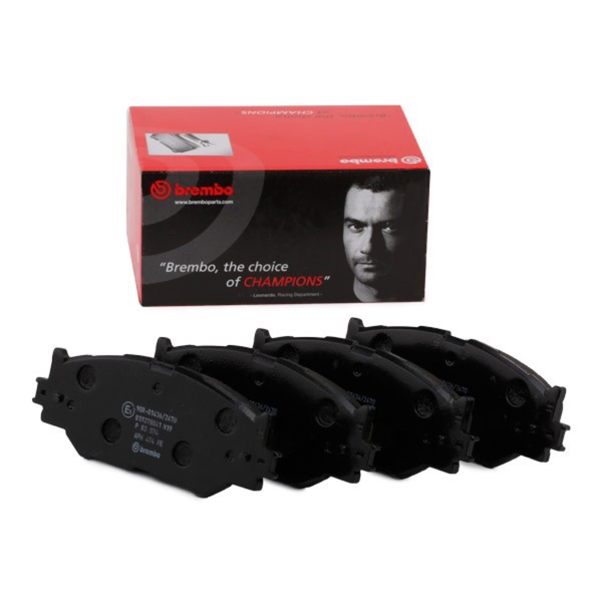 Brembo Prime P 83 074 Brake Pad Set — Front 155mm