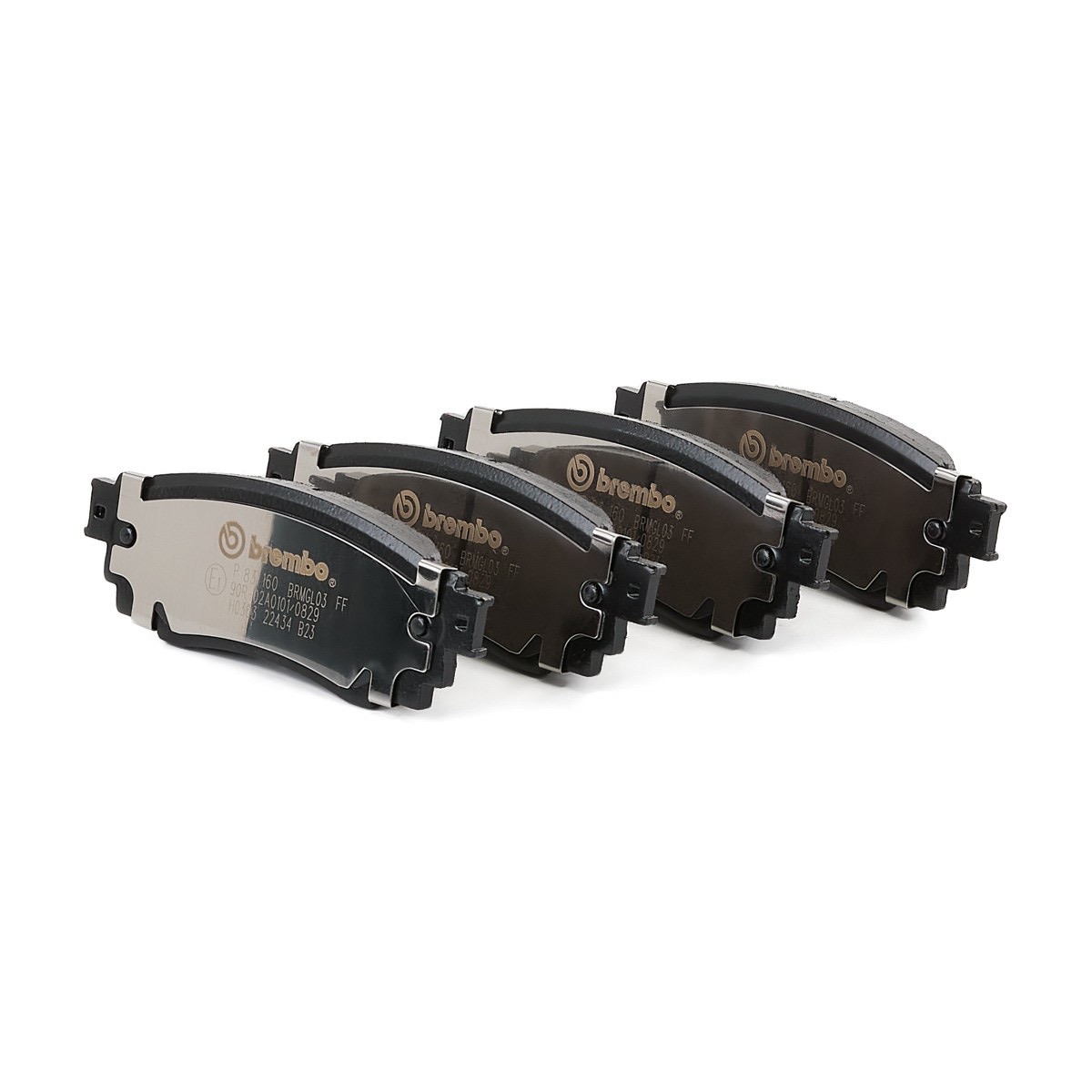 Brembo Prime P 83 160 Brake Pad Set — 121mm