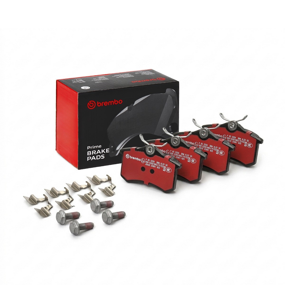 Brembo Xtra P 85 020X Brake Pad Set — Rear 87mm