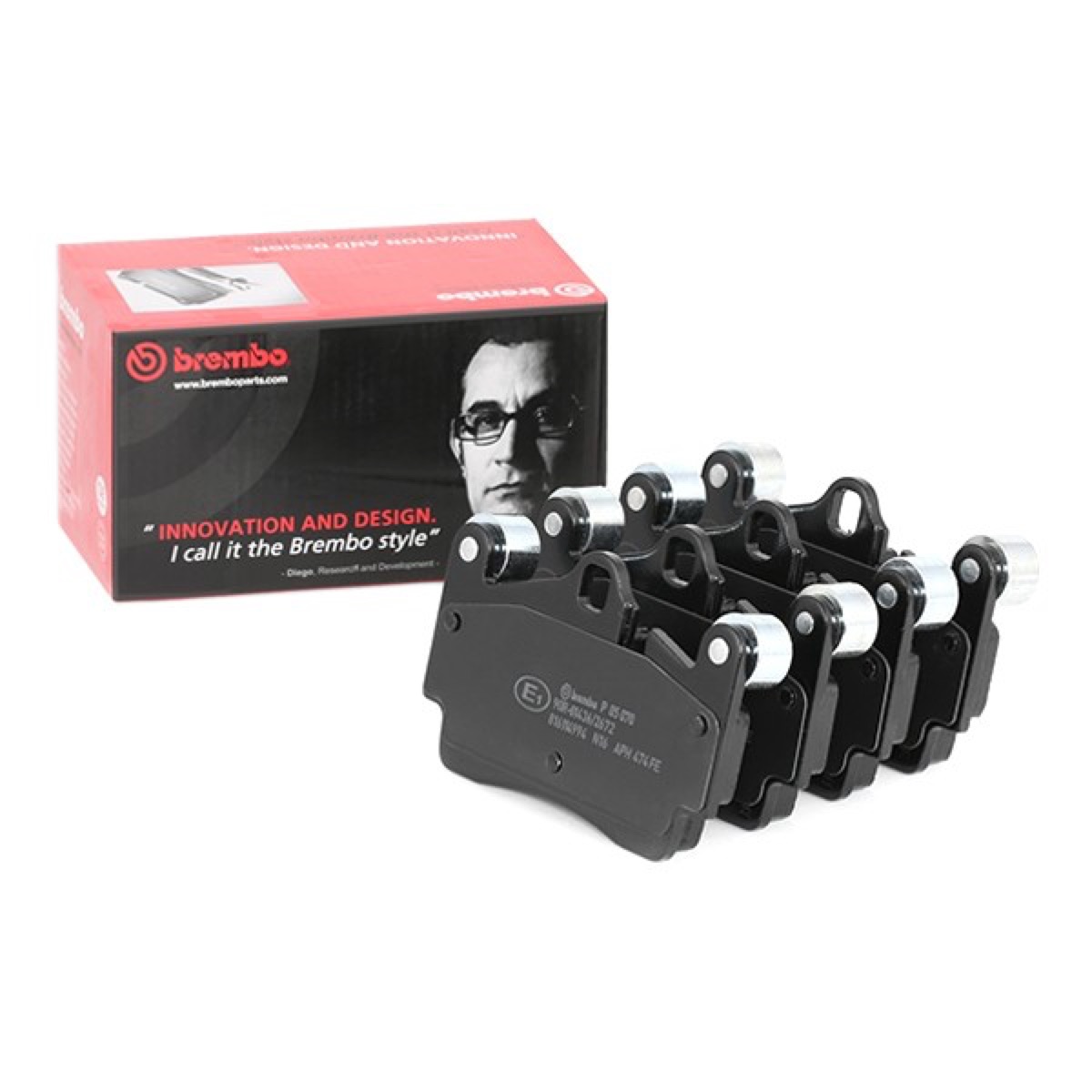 Brembo Prime P 85 070 Brake Pad Set — Rear 117mm