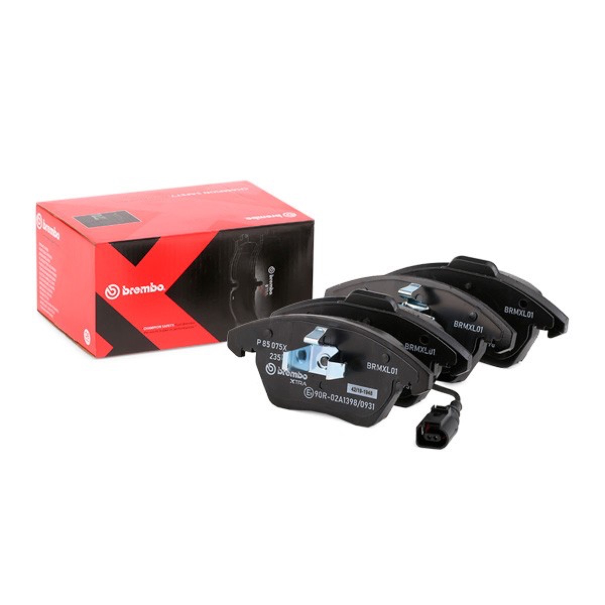 Brembo Xtra P 85 075X Brake Pad Set — Front