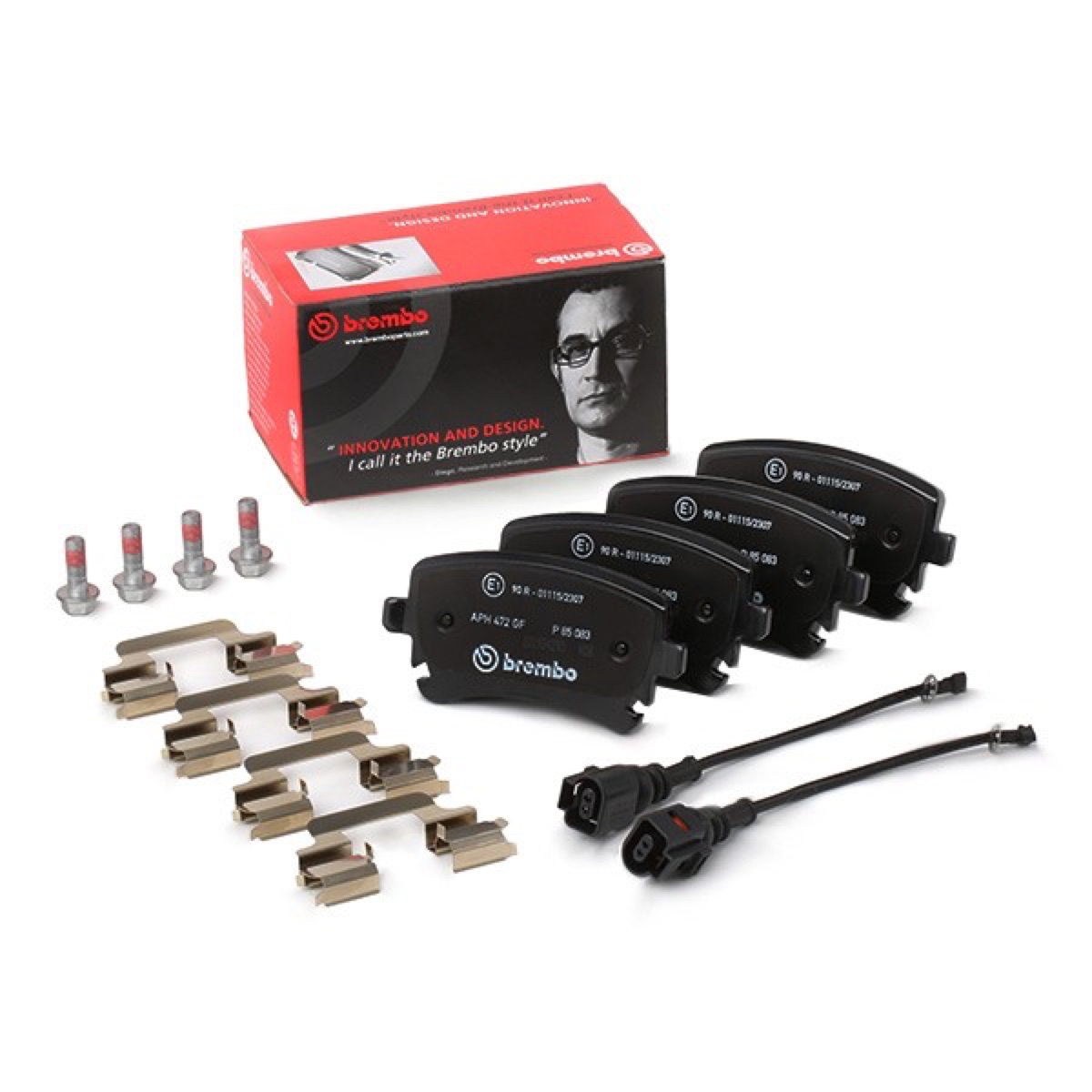 Brembo Prime P 85 083 Brake Pad Set — Rear 117mm