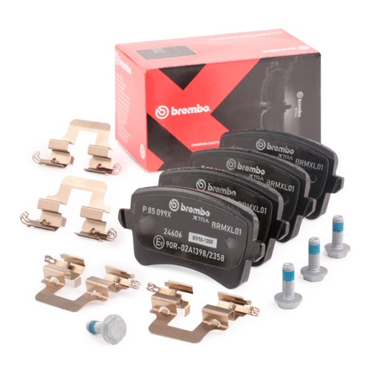 Brembo Xtra P 85 099X Brake Pad Set — Rear 117mm