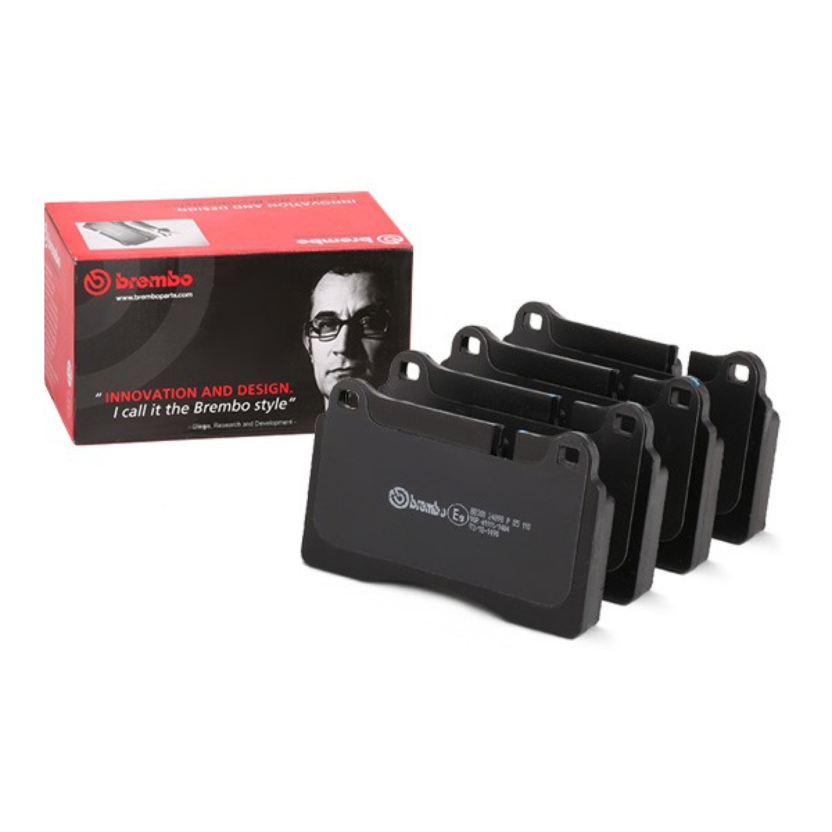 Brembo Prime P 85 110 Brake Pad Set — Front 132mm