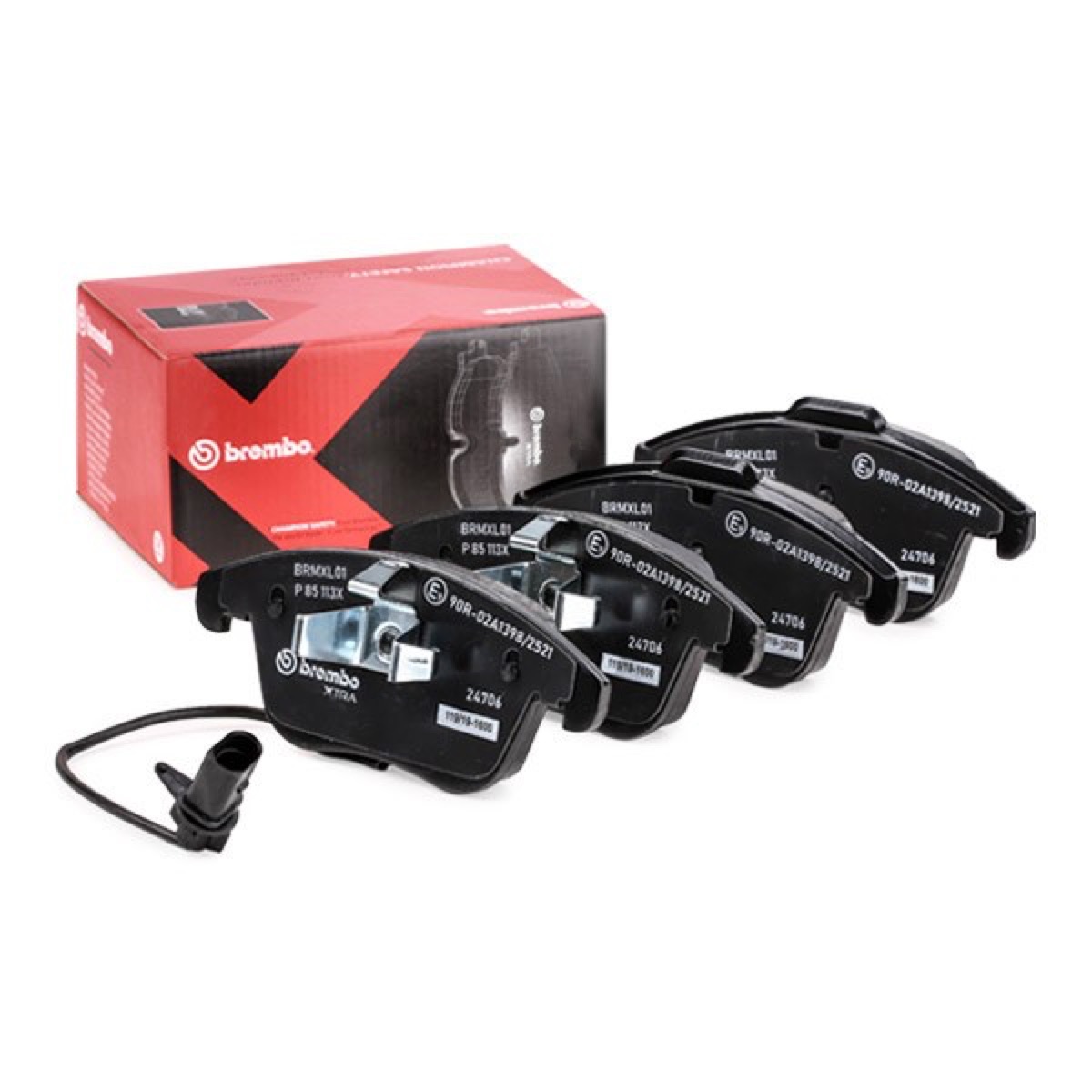 Brembo Xtra P 85 113X Brake Pad Set — Front 155mm