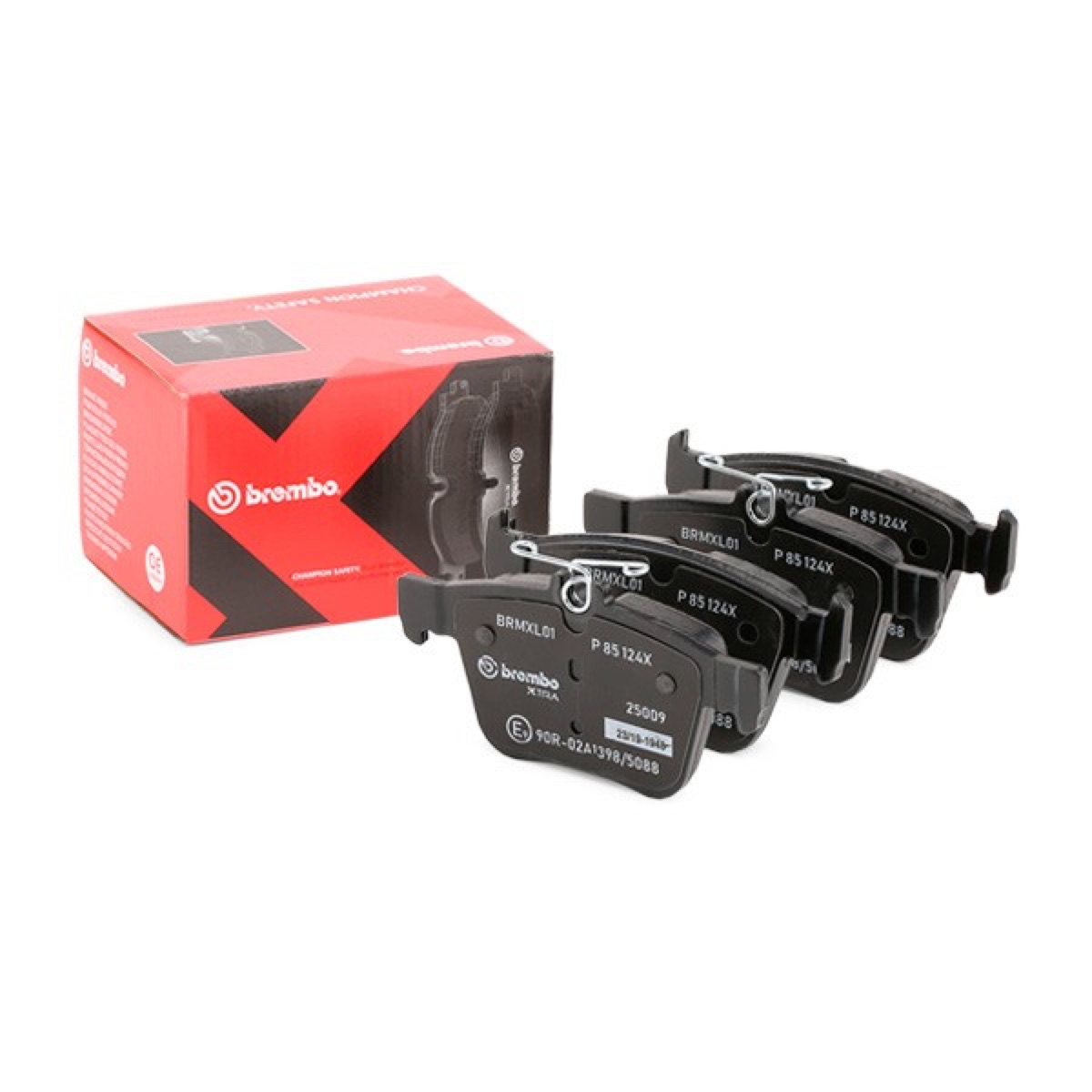 Brembo Xtra P 85 124X Brake Pad Set — Rear 123mm