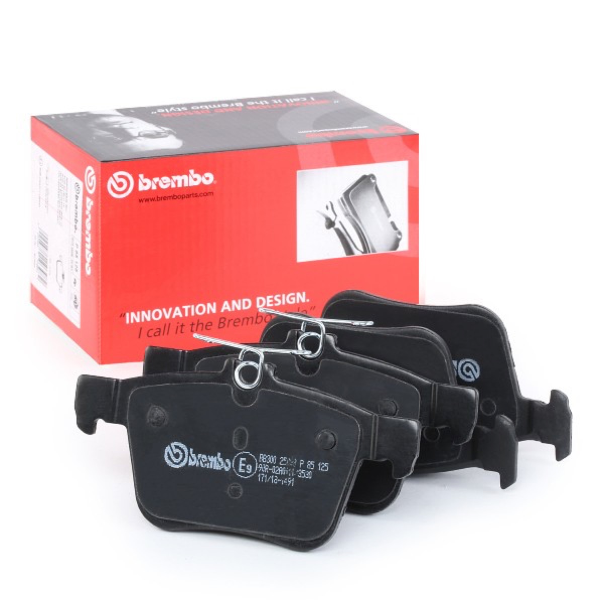 Brembo Prime P 85 125 Brake Pad Set — Rear 123mm
