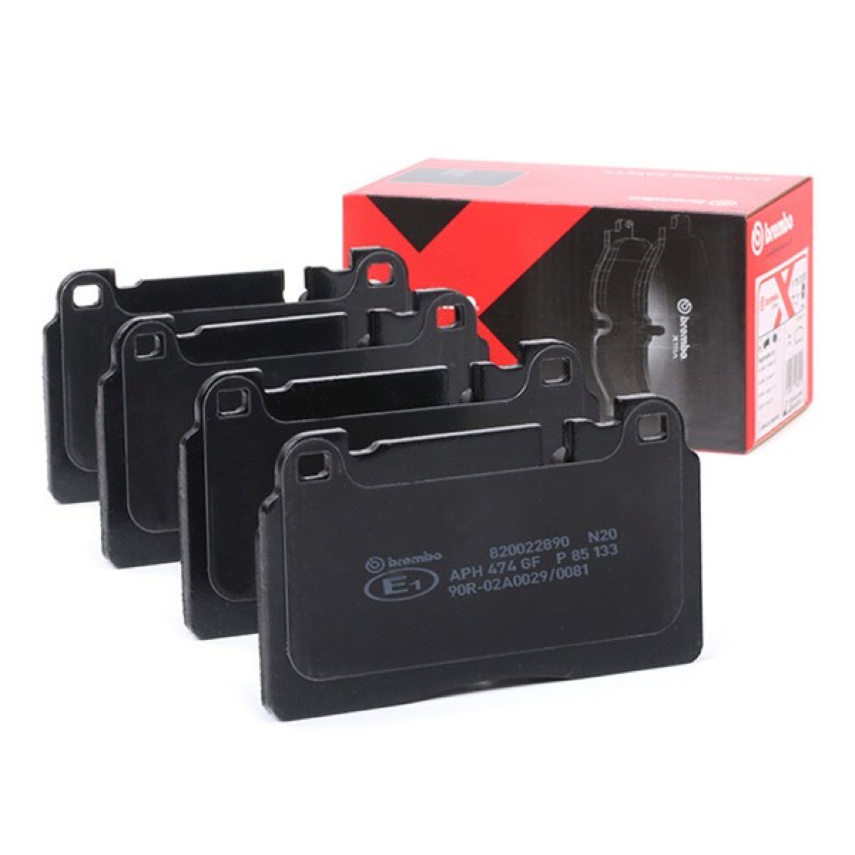 Brembo Prime P 85 133 Brake Pad Set — Front 132mm
