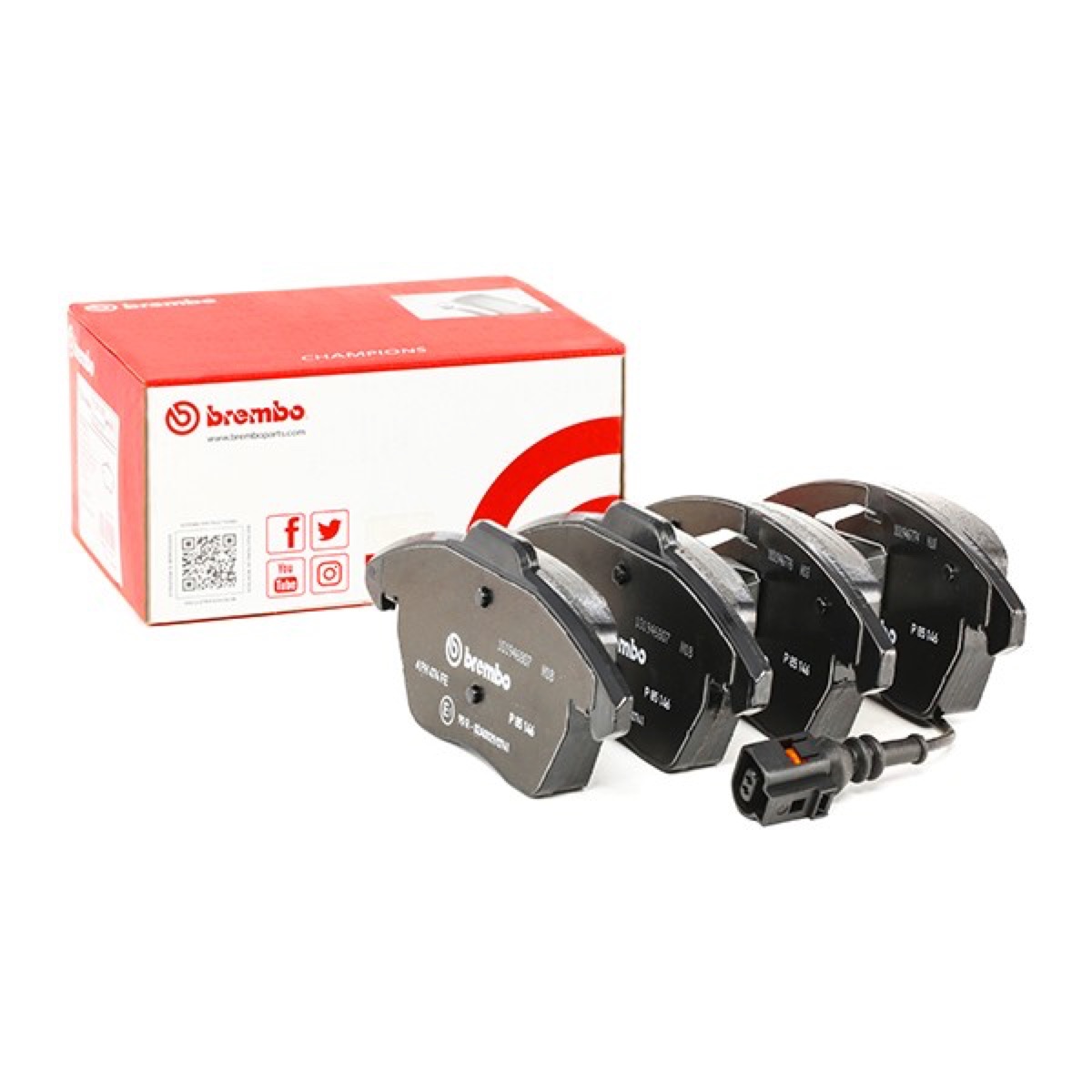 Brembo Prime P 85 146 Brake Pad Set — Front 155mm