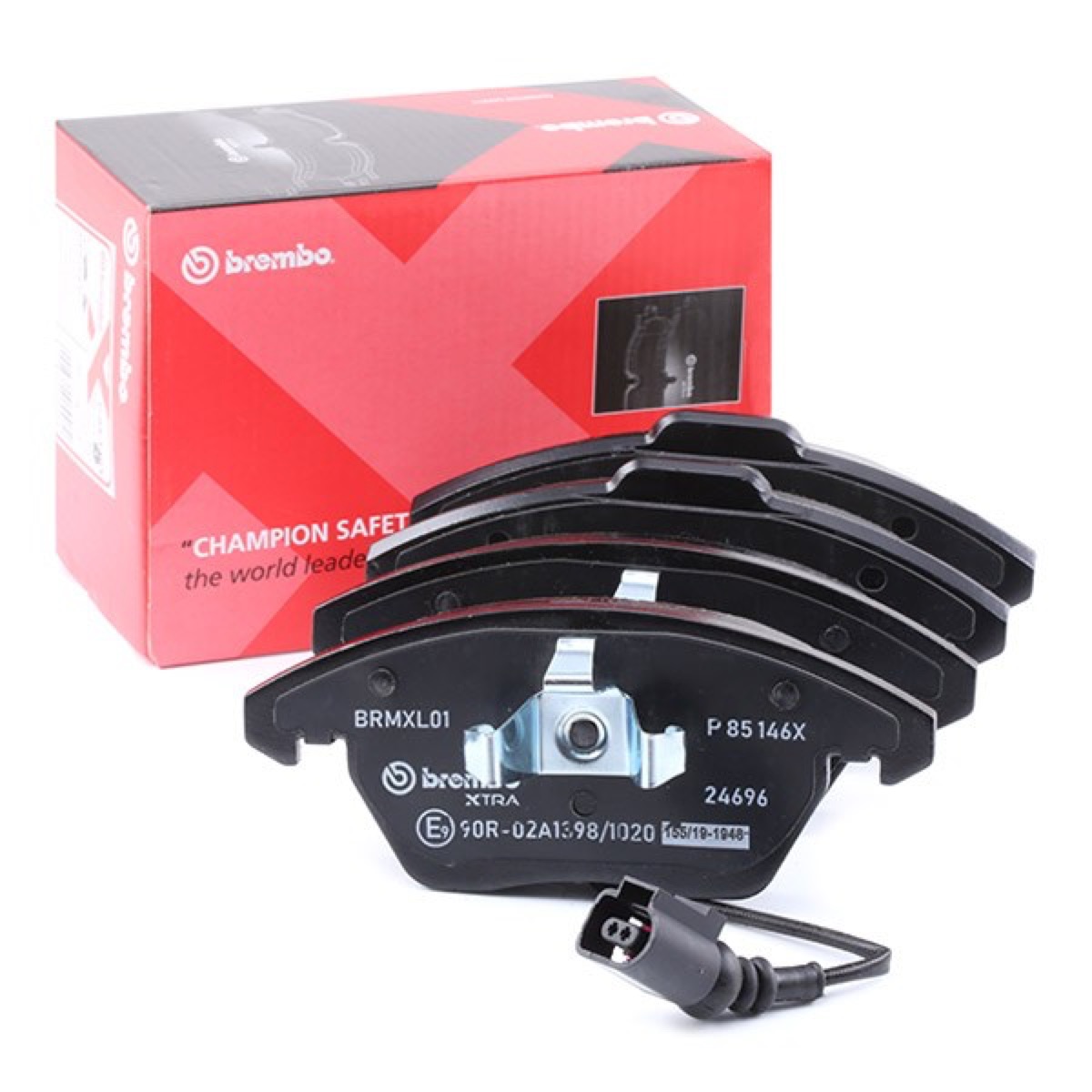 Brembo Xtra P 85 146X Brake Pad Set — Front 155mm