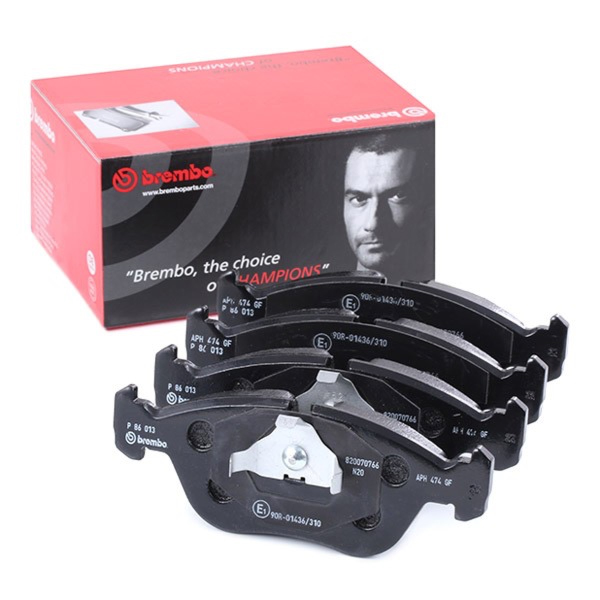Brembo Prime P 86 013 Brake Pad Set — 156mm