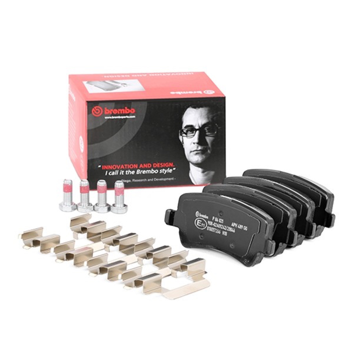 Brembo Prime P 86 021 Brake Pad Set — Rear 107mm
