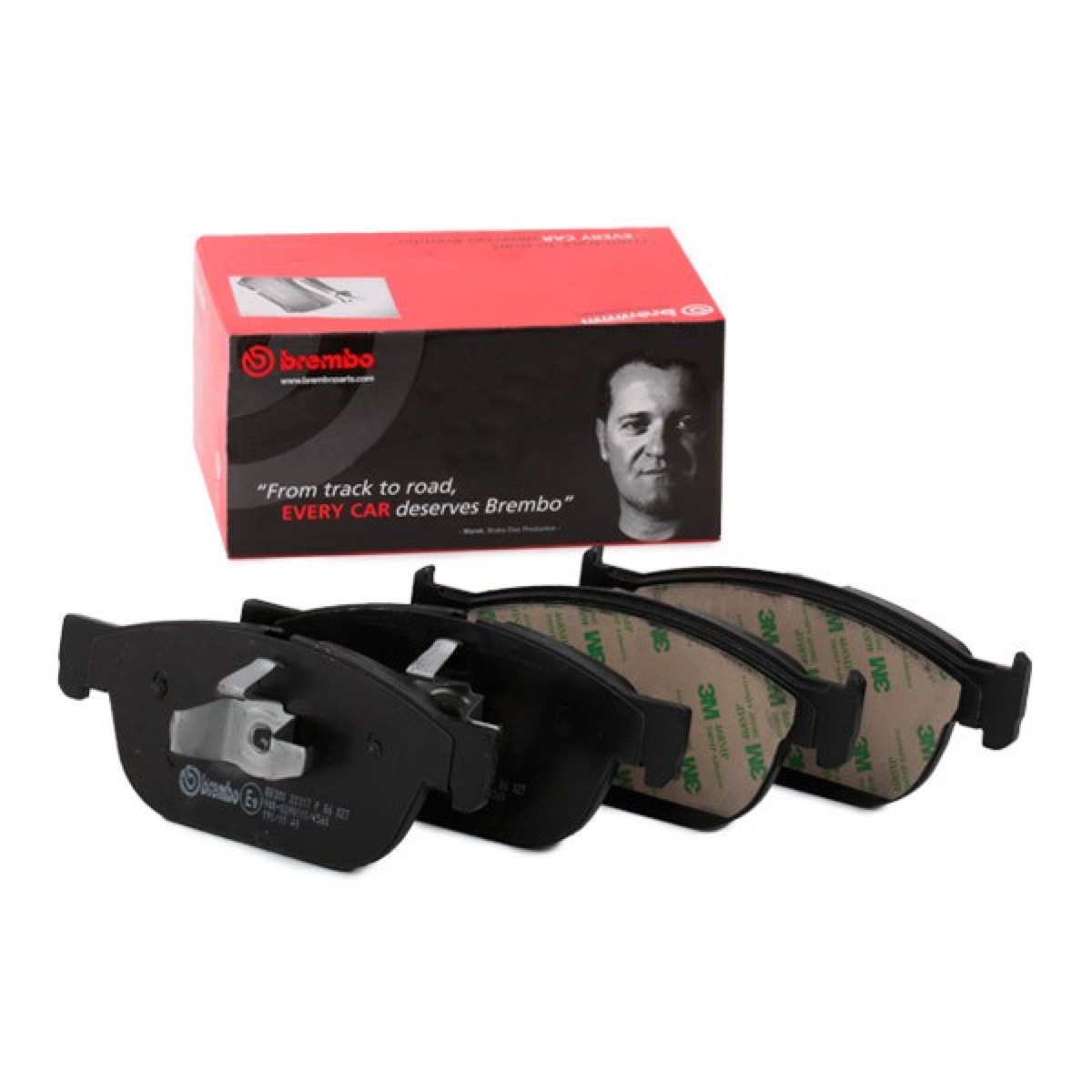 Brembo Prime P 86 027 Brake Pad Set — Front 182mm